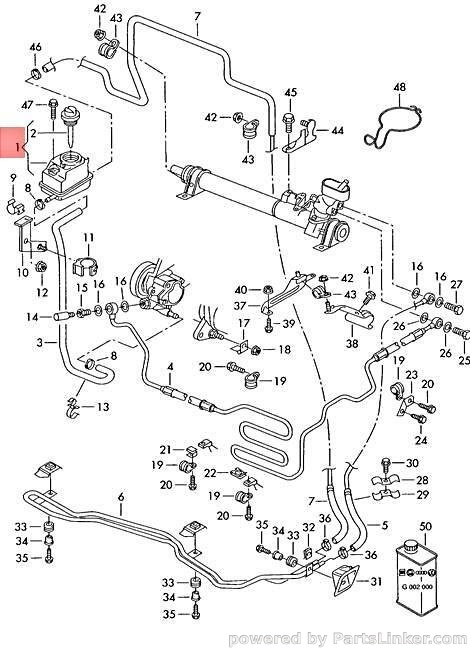 Vas lichid servodirectie Volkswagen Golf 4 break 1.9 TDI AXR 2005 OEM 1J0422371C