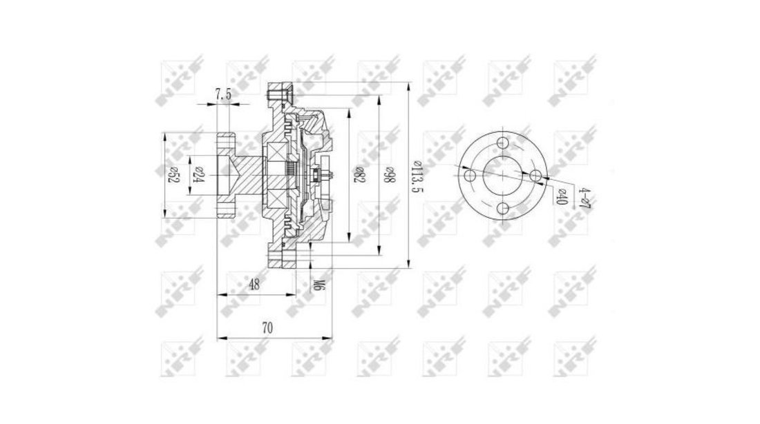 Vascocuplaj ventilator racire Suzuki VITARA (ET, TA) 1988-1998 #3 08S063