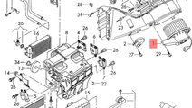 Ventilator aeroterma Audi A6 4B (C5) 2002 2003 Sed...