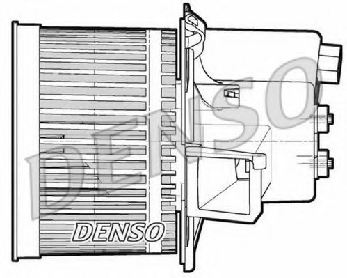 Ventilator, habitaclu FIAT 500 (312) (2007 - 2016) DENSO DEA09064 piesa NOUA