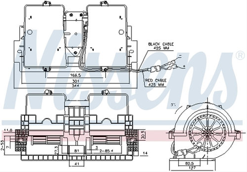 Ventilator, Habitaclu Nissens Renault Trucks 87140