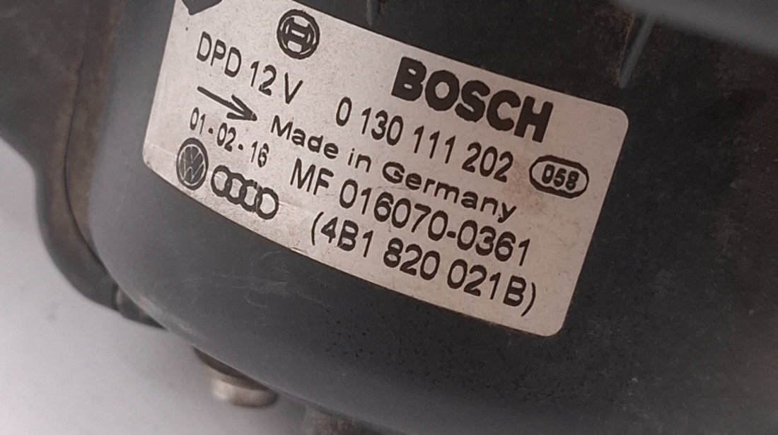 Ventilator Habitaclu / Ventilator Aeroterma Audi A6 (4B, C5) 1997 - 2005 4B1820021B, 4B1 820 021 B, 4B1820021, 0130111202, 0 130 111 202 , 0160700361, 016070-0361