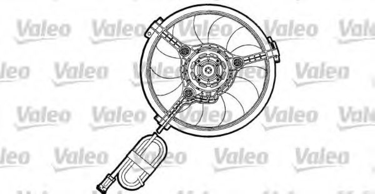 Ventilator, radiator AUDI A4 Avant (8D5, B5) (1994 - 2001) VALEO 698155 piesa NOUA