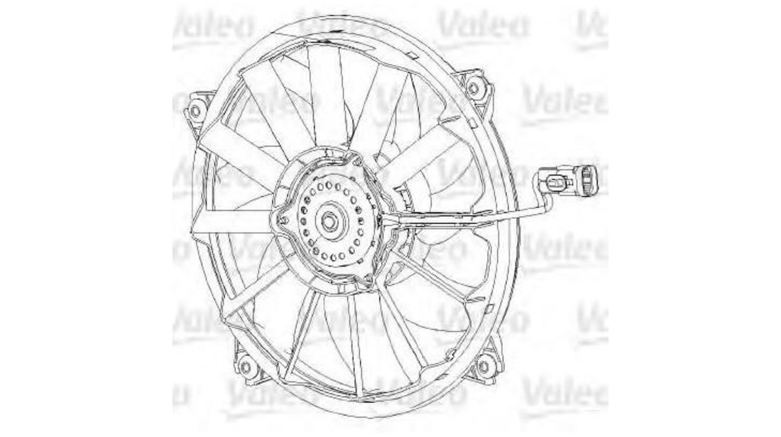 Ventilator, radiator Citroen C4 Picasso I (UD_) 2007-2013 #2 1253F8