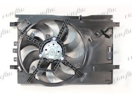 Ventilator, radiator FIAT GRANDE PUNTO (199) (2005 - 2016) FRIGAIR 0504.2015 piesa NOUA