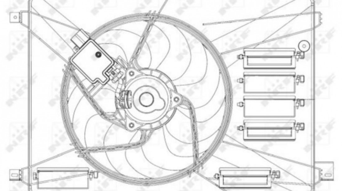 Ventilator, radiator Ford FUSION (JU_) 2002-2012 #3 05052027