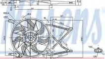 Ventilator, radiator OPEL ZAFIRA A (F75) (1999 - 2...