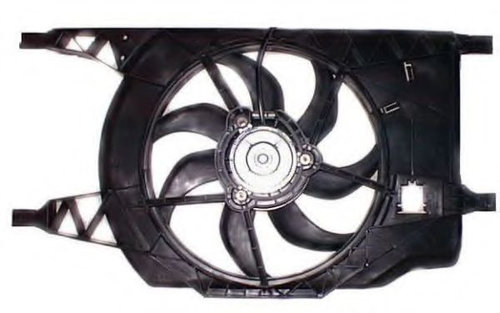 Ventilator, radiator RENAULT LAGUNA II Grandtour (KG0/1) (2001 - 2016) NRF 47366 piesa NOUA