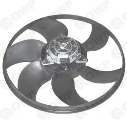 Ventilator, radiator RENAULT SYMBOL I (LB0/1/2) (1998 - 2008) QWP WEV121 piesa NOUA