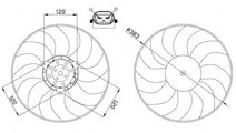 Ventilator, radiator RENAULT VEL SATIS (BJ0) (2002...