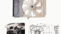 Ventilator, radiator TOYOTA YARIS (P1) (1999 - 200...