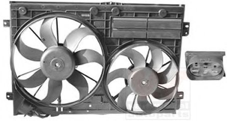 Ventilator, radiator VW CADDY III Combi (2KB, 2KJ, 2CB, 2CJ) (2004 - 2016) VAN WEZEL 5894749 piesa NOUA