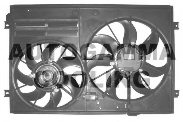 Ventilator, radiator VW CADDY III Combi (2KB, 2KJ, 2CB, 2CJ) (2004 - 2016) AUTOGAMMA GA221007 piesa NOUA