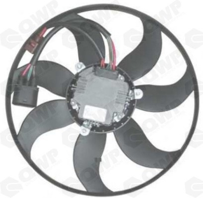 Ventilator, radiator VW CADDY III Combi (2KB, 2KJ, 2CB, 2CJ) (2004 - 2016) QWP WEV118 piesa NOUA