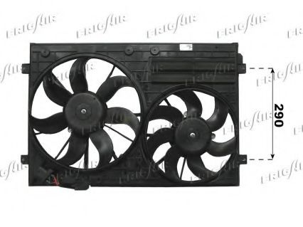 Ventilator, radiator VW JETTA III (1K2) (2005 - 2010) FRIGAIR 0510.2020 piesa NOUA