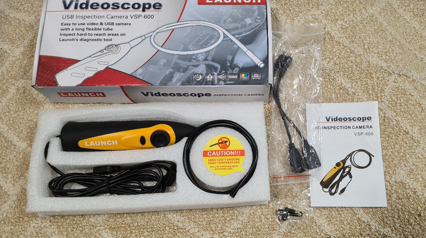 Video Scope, Camera inspectie HD LAUNCH X431 VSP-600 5.5mm, 1280x720