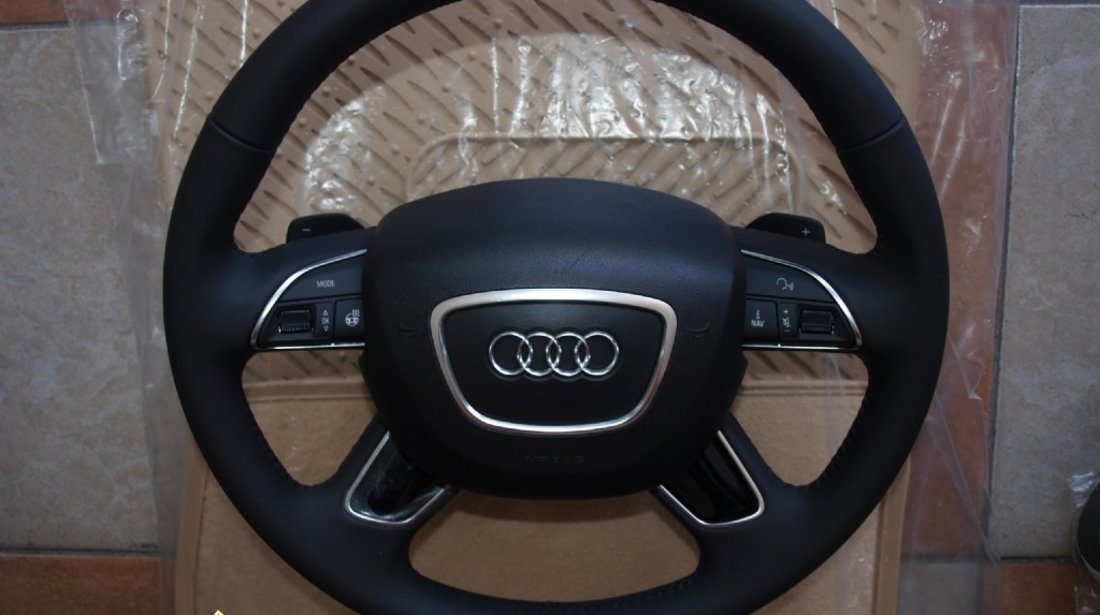 Volan Audi A6 A8 incalzit+padele mod nou 2012 compatibil A4 A6 A7 A8 #251570