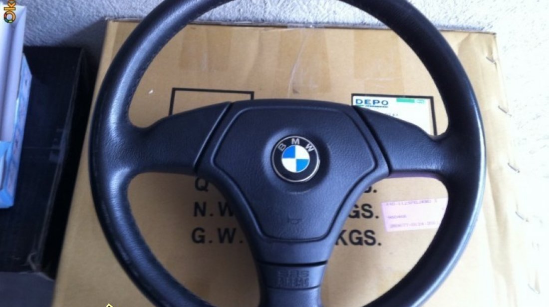 Volan BMW e36 3 Spite Imbracat in Piele Impecabil #40536