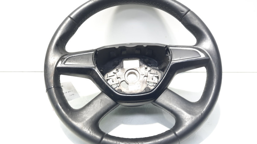 Volan piele, cod 5E0419091AA, Skoda Rapid (NH3) (id:506025)