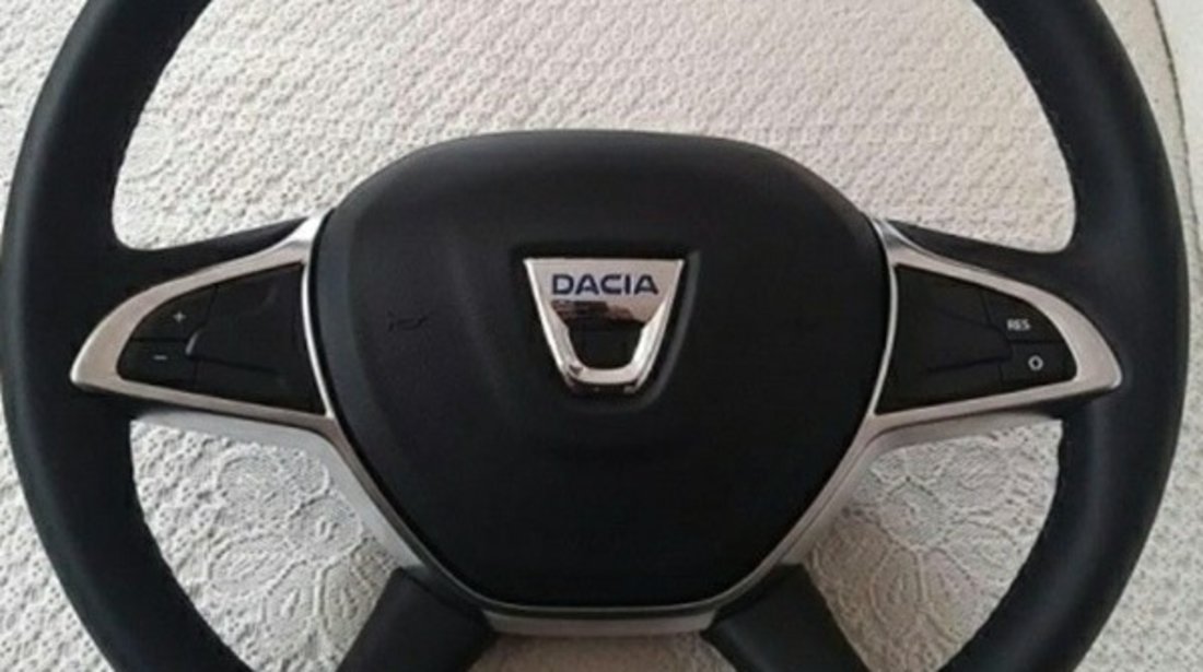 Volan piele cu airbag Dacia Logan 2 2013-2020 NOU #82193156