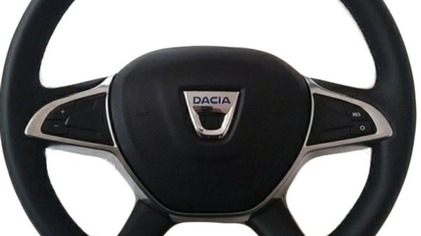 Volan piele cu comenzi + airbag nou Dacia Logan 2