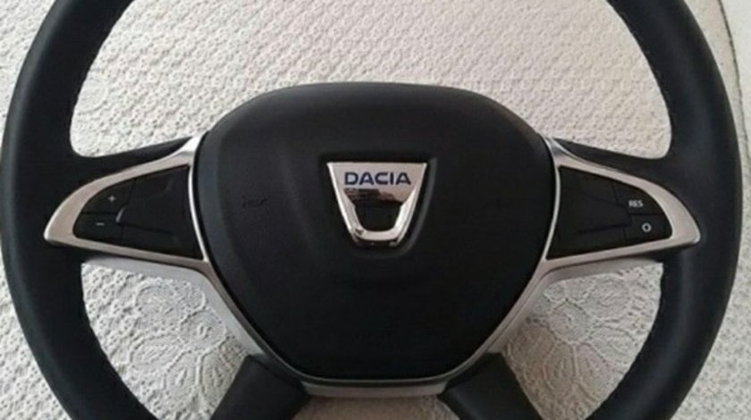 Volan piele cu comenzi + capac airbag nou Dacia Duster