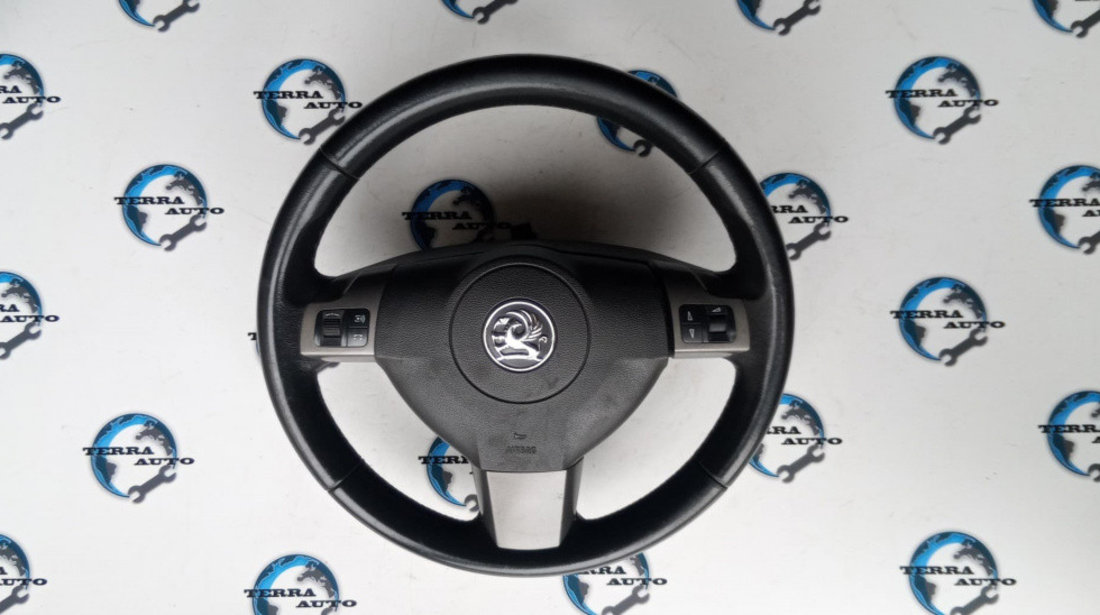 Volan piele cu comenzi fara airbag Opel Astra H #58583908