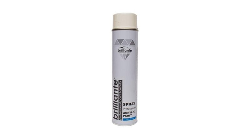 Vopsea spray acrilica alb pur lucios (ral 9010) 600 ml brilliante UNIVERSAL Universal #6 5234