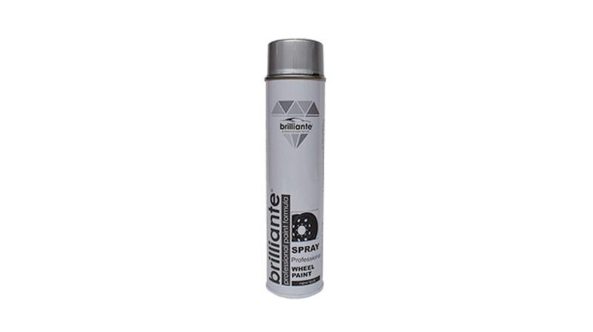 Vopsea spray pentru jante argintiu 600 ml brilliante UNIVERSAL Universal #6 5237