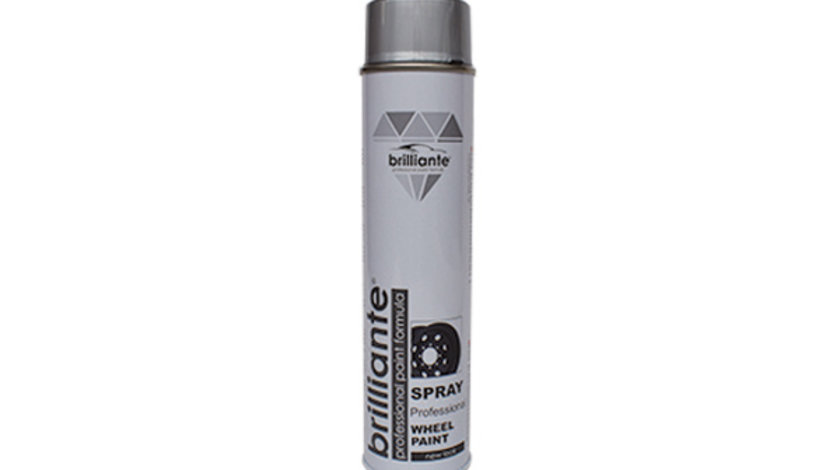 Vopsea Spray Pentru Jante Argintiu 600 Ml Brilliante 05237