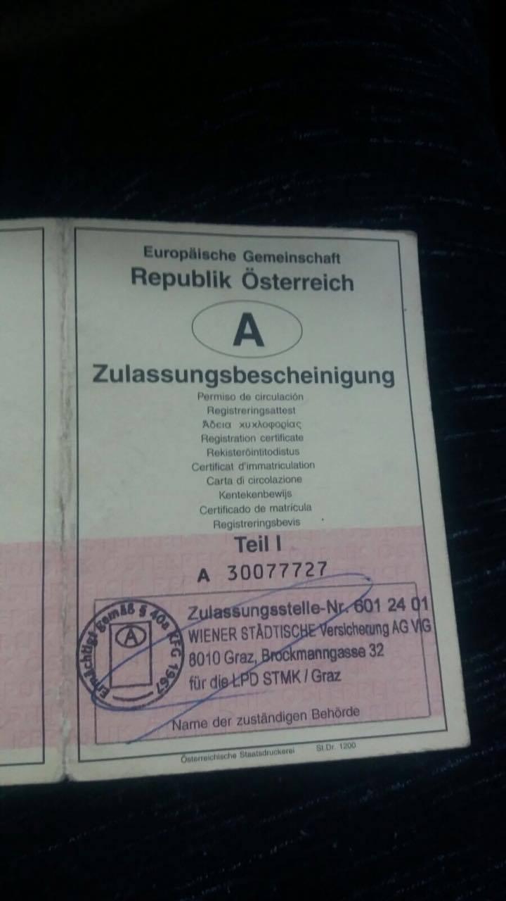 Vreau sa cumpar o masina adusa din austria,ce acte mi-ar trebui pt  inscriere ? #113996 - 4Tuning Help