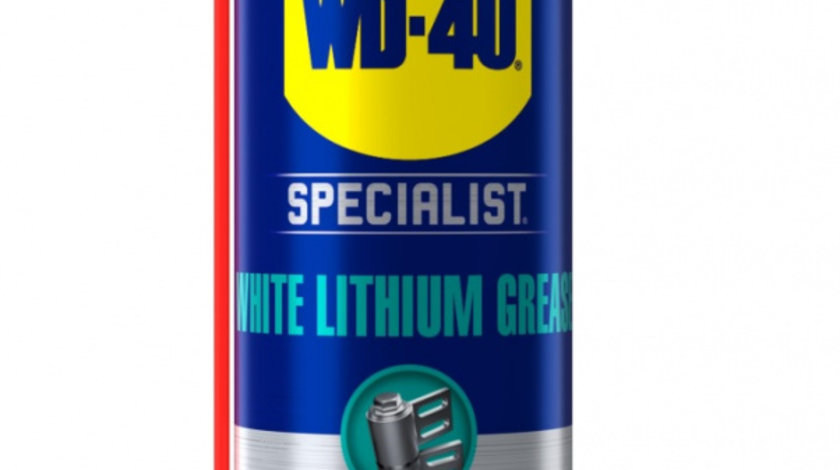 WD-40 Specialist White Lihium Grease Solutie Vaselină Alba Pe Bază De Litiu Profesionala 400ML 780020