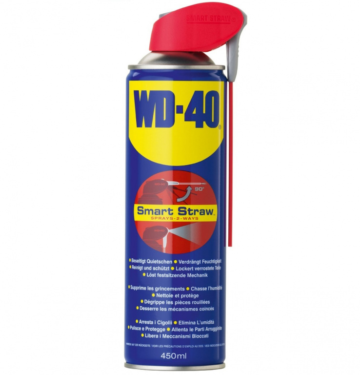 WD-40 Spray Lubrifiant Multifunctional Smart Straw 450ML 780003