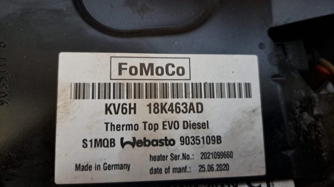 Webasto KV6H-18K463AD Ford Transit Connect V408 Van 2.5 Duratec 171 cai