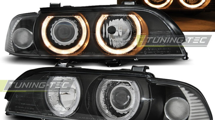 XENON Faruri ANGEL EYES BLACK compatibila BMW E39 09.95-06.03