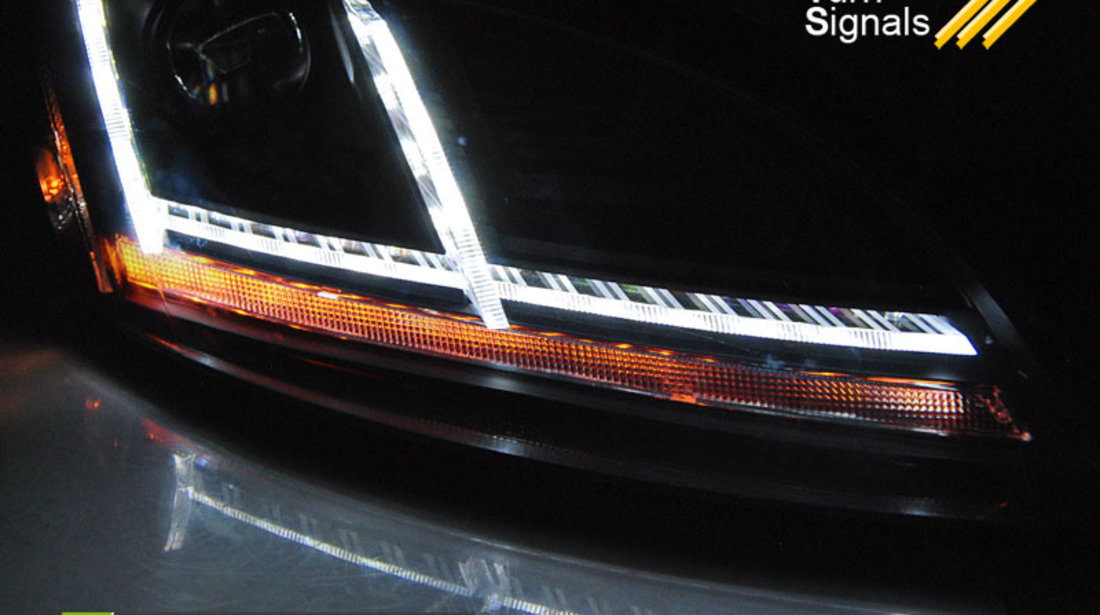 XENON Faruri LED DRL BLACK SEQ compatibila AUDI TT 10-14 8J with AFS